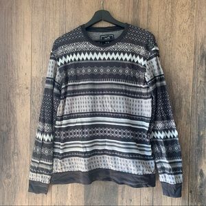 Men’s M pattern gray sweater g21 brand